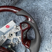 Charger l'image dans la galerie, TTD Craft Infiniti 2013-2020 QX60 / 2013-2022 Q70 Q70L / 2011-2019 M25 M35 M37 M56 Carbon Fiber Steering Wheel