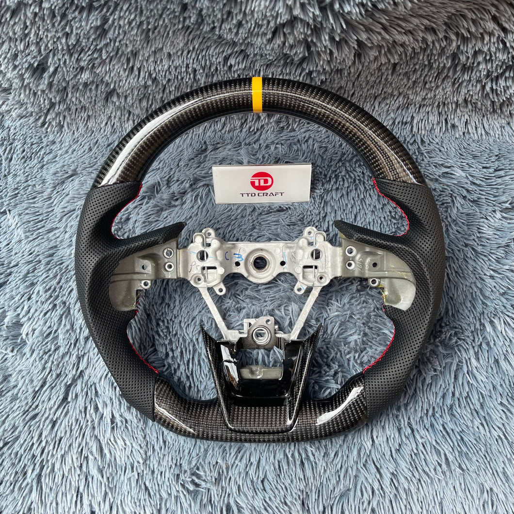 TTD Craft Subaru 2017-2023 Impreza Carbon Fiber Steering Wheel