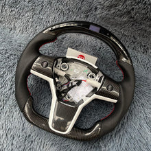 Lade das Bild in den Galerie-Viewer, TTD Craft Tesla Model 3 Y Carbon Fiber Steering Wheel