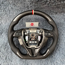 Cargar imagen en el visor de la galería, Volante de fibra de carbono TTD Craft para Honda Accord Coupé de 8.ª generación (2008-2012)