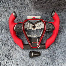 Lade das Bild in den Galerie-Viewer, TTD Craft Toyota 2018-2024 Camry XSE TRD V6 Venza  Carbon Fiber Steering Wheel