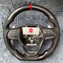 Cargar imagen en el visor de la galería, Volante de fibra de carbono TTD Craft para Jeep Cherokee/Grand Cherokee 2016-2021