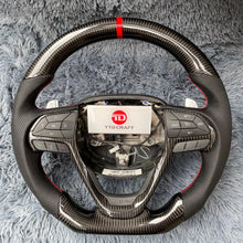 Charger l'image dans la galerie, TTD Craft Jeep 2016-2021 Cherokee / Grand Cherokee Carbon Fiber Steering Wheel