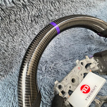 Cargar imagen en el visor de la galería, Volante de fibra de carbono TTD Craft para Infiniti Q50 Q50L 2013-2017