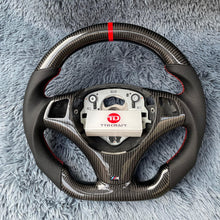 Load image into Gallery viewer, TTD Craft 1 SERIES E82 E88 / 3 SERIES E90 E91 E92 E93 / X1 E84 Carbon Fiber Steering Wheel