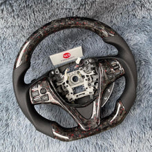 Load image into Gallery viewer, TTD Craft Acura 2015-2020 TLX/MDX Forged Carbon fiber Steering Wheel with red flakes