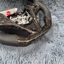 Load image into Gallery viewer, TTD Craft Acura 2015-2020 TLX/MDX Forged Carbon fiber Steering Wheel with red flakes