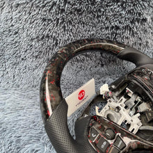 Load image into Gallery viewer, TTD Craft Acura 2015-2020 TLX/MDX Forged Carbon fiber Steering Wheel with red flakes