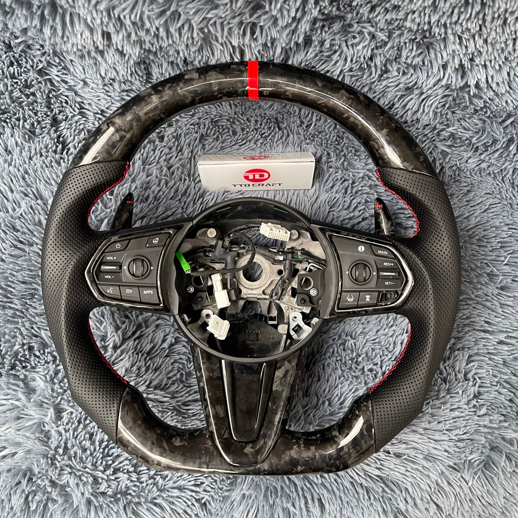 TTD Craft 2019-2024 RDX A-Spec Advance Package SH-AWD Forged Carbon Fiber Steering Wheel
