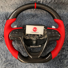 Carregar imagem no visualizador da galeria, Volante de fibra de carbono TTD Craft 2016-2021 Jeep Cherokee / Grand Cherokee