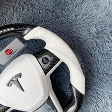 Lade das Bild in den Galerie-Viewer, TTD Craft Tesla Model 3 Y Carbon Fiber Steering Wheel