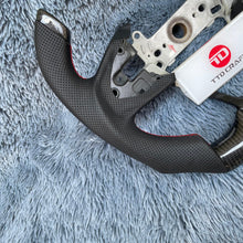 Carregar imagem no visualizador da galeria, Volante de fibra de carbono TTD Craft 10ª geração Civic 2016-2021 FK8 FK7 Tipo R SI F1