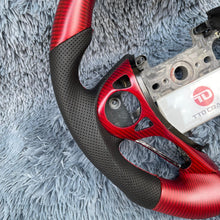 Cargar imagen en el visor de la galería, Volante de fibra de carbono TTD Craft para Accord Sport EX LX EX-L V6 (9.ª generación, 2013-2017)