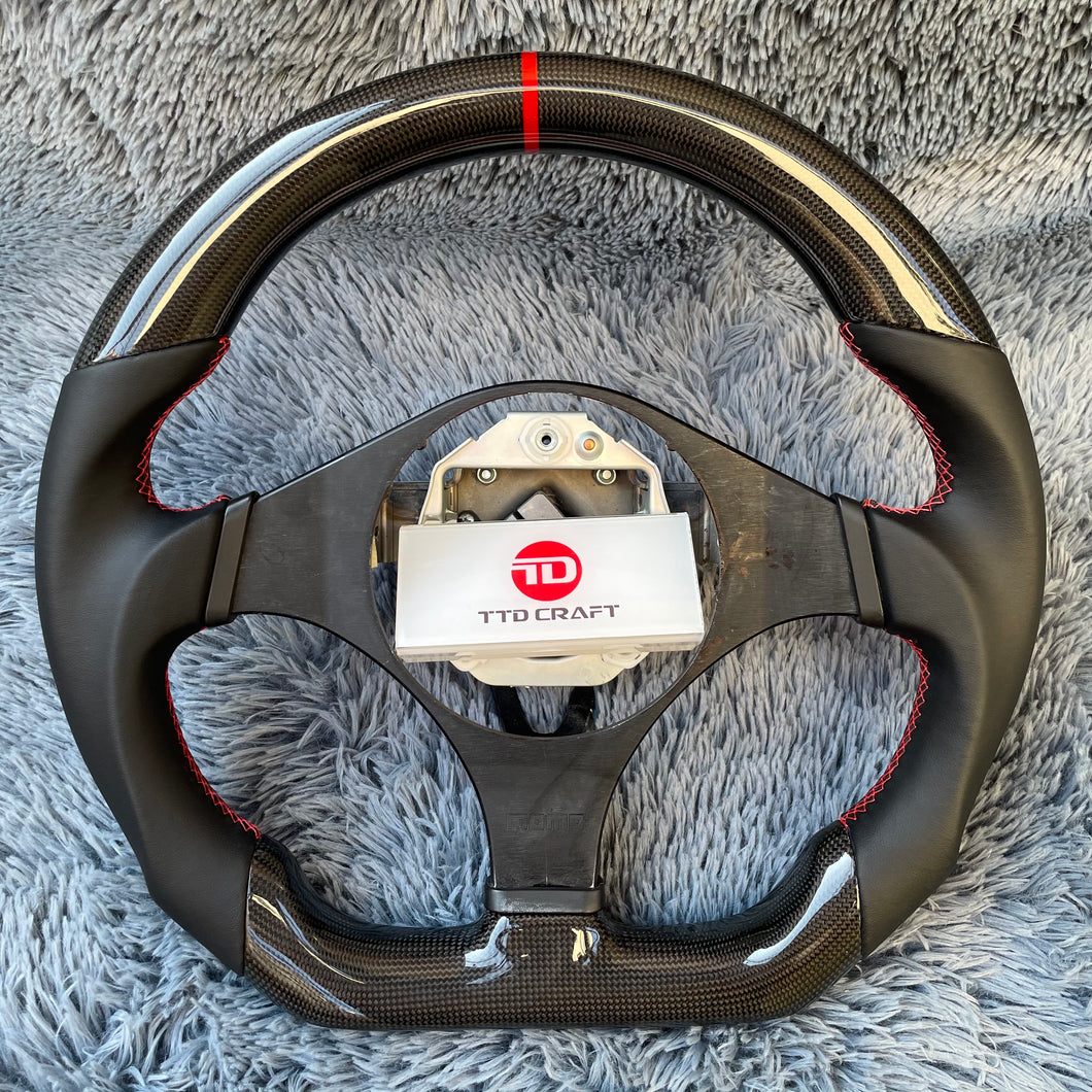 TTD Craft  2001-2007 Evo 8 9 Carbon Fiber Steering Wheel