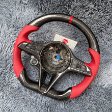 Cargar imagen en el visor de la galería, Volante de fibra de carbono TTD Craft Alfa Romeo Giulia Stelvio 2017-2021