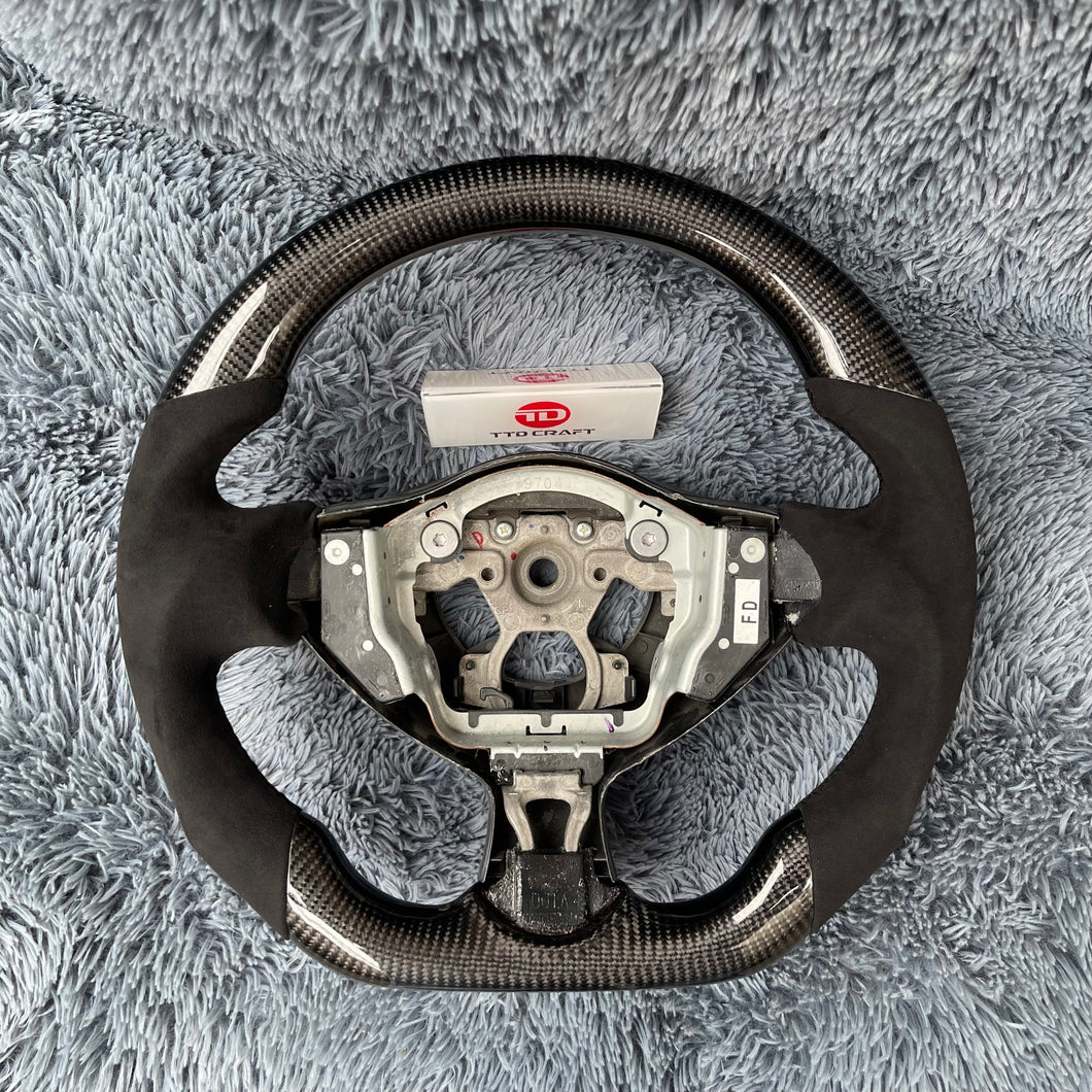 TTD Craft Infiniti  2009-2013 FX35 FX50 / 2009-2017 FX37 / 2011-2017 QX70  Carbon Fiber Steering Wheel