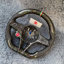 Load image into Gallery viewer, TTD Craft Alfa Romeo 2017-2021 Giulia Stelvio Forged Carbon Fiber Steering Wheel with color flakes