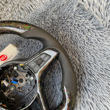 Load image into Gallery viewer, TTD Craft Alfa Romeo 2017-2021 Giulia Stelvio Forged Carbon Fiber Steering Wheel with color flakes
