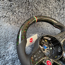 Load image into Gallery viewer, TTD Craft Alfa Romeo 2017-2021 Giulia Stelvio Forged Carbon Fiber Steering Wheel with color flakes