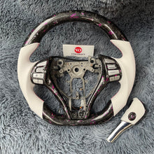 Load image into Gallery viewer, TTD Craft Nissan 2013-2018 Altima Forged Carbon Fiber Steering Wheel with color flakes
