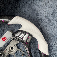 Load image into Gallery viewer, TTD Craft Nissan 2013-2018 Altima Forged Carbon Fiber Steering Wheel with color flakes