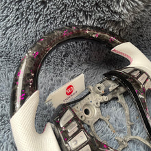 Load image into Gallery viewer, TTD Craft Nissan 2013-2018 Altima Forged Carbon Fiber Steering Wheel with color flakes