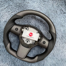 Lade das Bild in den Galerie-Viewer, TTD Craft Tesla Model 3 Y Carbon Fiber Steering Wheel