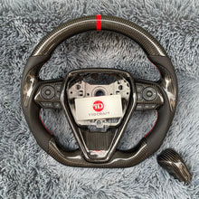 Carregar imagem no visualizador da galeria, Volante de fibra de carbono TTD Craft 8ª geração Camry 2018 - 2024 SE XSE TRD V6 V4 Avalon Venza