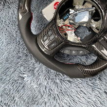 Cargar imagen en el visor de la galería, Volante de fibra de carbono TTD Craft Mitsubishi Evolution 2008-2015 EVO X con LED