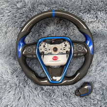 Carregar imagem no visualizador da galeria, Volante de fibra de carbono TTD Craft 8ª geração Camry 2018 - 2023 SE XSE TRD V6 V4 Avalon Venza