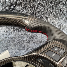 Cargar imagen en el visor de la galería, Volante de fibra de carbono TTD Craft Mitsubishi Evolution 2008-2015 EVO X con LED