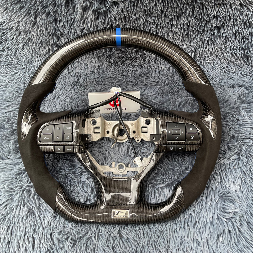 TTD Craft  Lexus 2016-2022 RX350 350l 450h /  ES350 ES300/ GS350  GS450/ LX570 / GX460  / GS300 GS200T Carbon Fiber Steering Wheel