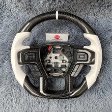 Charger l'image dans la galerie, TTD Craft Ford 2015-2020 F150 Raptor / 2017-2022 F250/ 2017-2022 F350 Carbon Fiber Steering Wheel