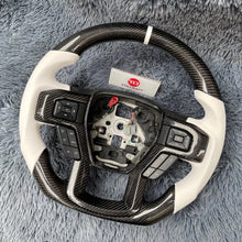 Charger l'image dans la galerie, TTD Craft Ford 2015-2020 F150 Raptor / 2017-2022 F250/ 2017-2022 F350 Carbon Fiber Steering Wheel