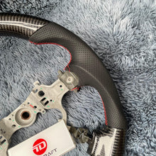 Cargar imagen en el visor de la galería, Volante de carbono de 4 radios TTD Craft para Camry de séptima generación (2014-2017)