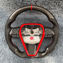 Загрузить изображение в средство просмотра галереи, TTD Craft Toyota 2018-2024 Camry SE XSE TRD V6 Venza Carbon Fiber Steering Wheel