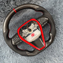 Lade das Bild in den Galerie-Viewer, TTD Craft Toyota 2018-2024 Camry SE XSE TRD V6  Venza  Carbon Fiber Steering Wheel