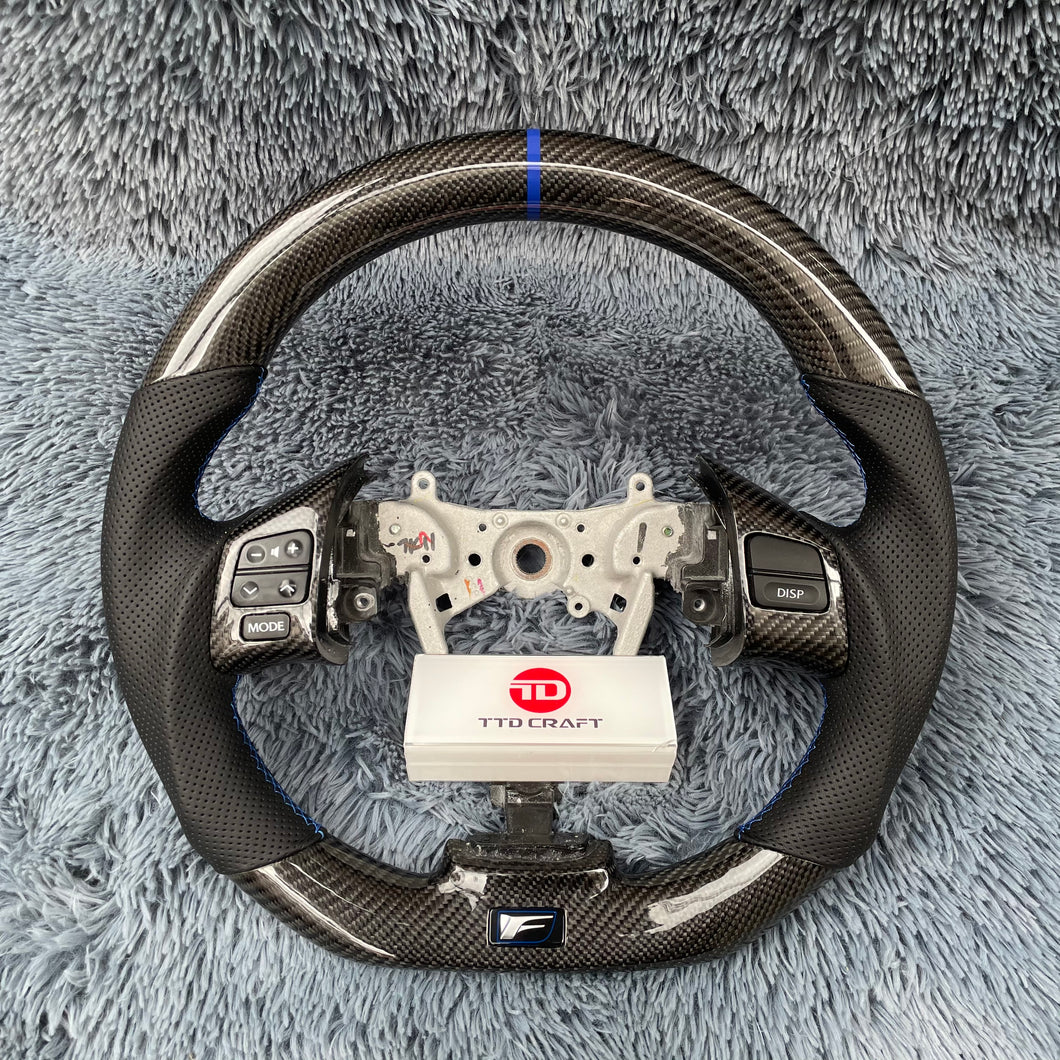 TTD Craft  Lexus 2006-2013 IS250 IS350 ISF Carbon Fiber Steering Wheel