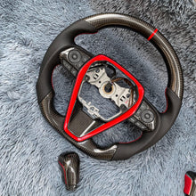 Lade das Bild in den Galerie-Viewer, TTD Craft Toyota 2018-2024 Camry SE XSE TRD V6 Venza Carbon Fiber Steering Wheel
