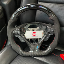 Load image into Gallery viewer, TTD Craft Acura 2009-2014 TL/2010-2014 ZDX Carbon Fiber Steering Wheel with led
