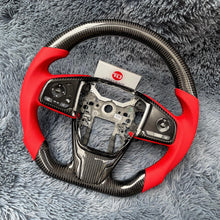 Загрузить изображение в средство просмотра галереи, TTD Craft Honda 2017-2018 CRV EX LX SE Carbon Fiber Steering Wheel
