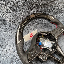 Cargar imagen en el visor de la galería, Volante de fibra de carbono TTD Craft Alfa Romeo Giulia Stelvio 2017-2021 con LED