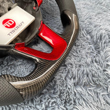 Carregar imagem no visualizador da galeria, Volante de fibra de carbono TTD Craft Dodge 2016-2023 Charger Challenger / 2014-2023 Durango