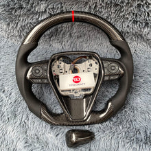 Carregar imagem no visualizador da galeria, Volante de fibra de carbono TTD Craft 8ª geração Camry 2018 - 2024 SE XSE TRD V6 V4 Avalon Venza