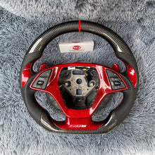Cargar imagen en el visor de la galería, Volante de fibra de carbono TTD Craft Corvette C7 2014-2019