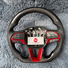 Carregar imagem no visualizador da galeria, Volante de fibra de carbono TTD Craft Dodge 2016-2023 Charger Challenger / 2014-2023 Durango