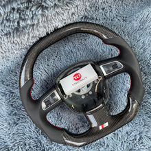 Lade das Bild in den Galerie-Viewer, TTD Craft Audi A3 A4 A5 A6 A8 Q7 S4 S5 RS4 RS5 Carbon Fiber Steering Wheel