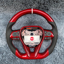 Cargar imagen en el visor de la galería, Volante de fibra de carbono TTD Craft para Toyota Corolla Hatchback RAV4 2019-2025