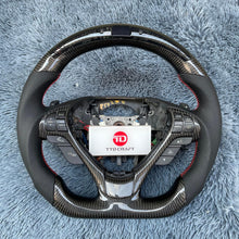 Load image into Gallery viewer, TTD Craft Acura 2009-2014 TL/2010-2014 ZDX Carbon Fiber Steering Wheel with led