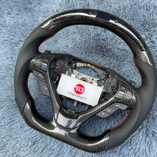 Load image into Gallery viewer, TTD Craft Acura 2009-2014 TL/2010-2014 ZDX Carbon Fiber Steering Wheel with led